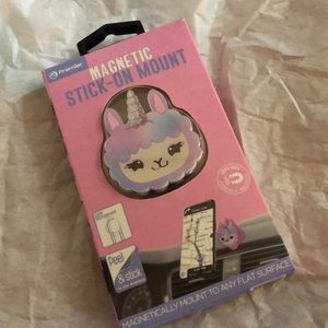 Stick on phone mounts